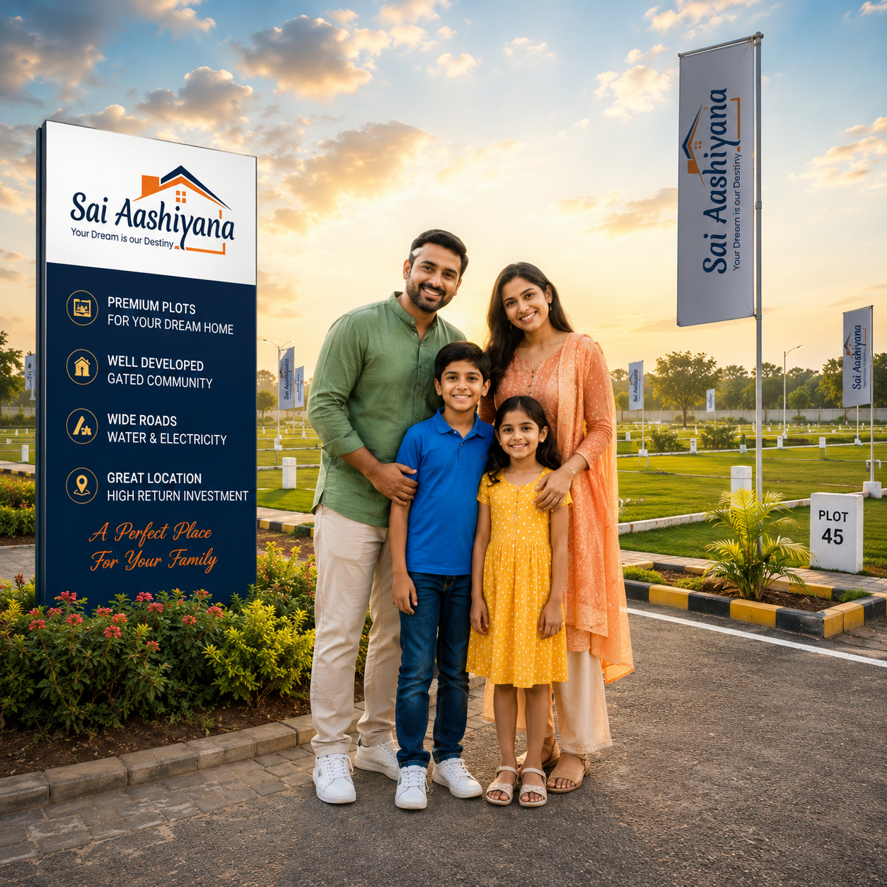 Sai Aashiyana family and branding experience